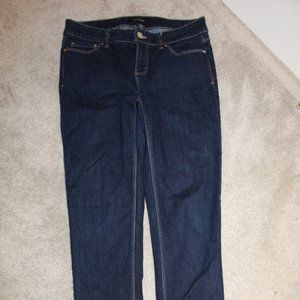 WHBM Dark wash Slim Ankle Jeans in 2 LONG